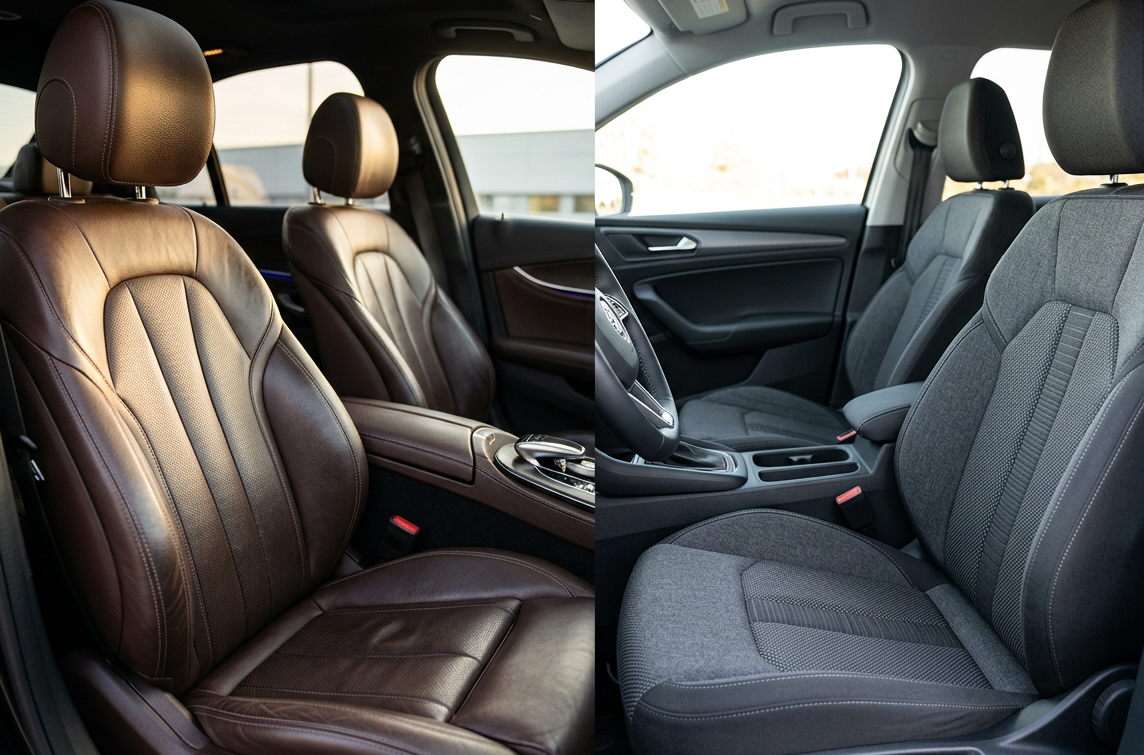 Leather vs Fabric Car Upholstery: Which Interior Material Is Best for Your Car?